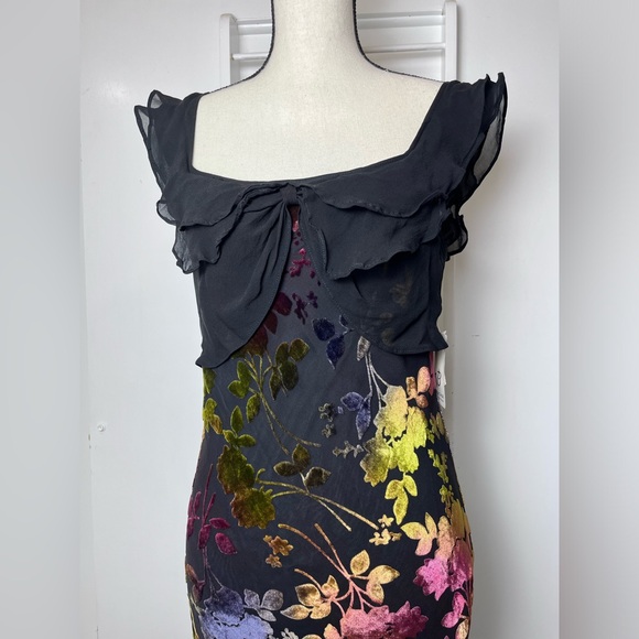 Victoria Bracha Bracha Silk High-Low Tiered Dress Size M - Picture 7 of 7